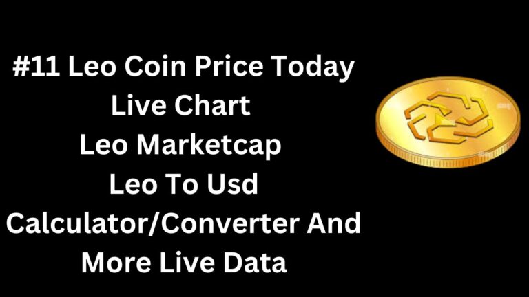 #11 Leo Coin Price Today Live Chart Leo Marketcap Leo To Usd CalculatorConverter And More Live Data