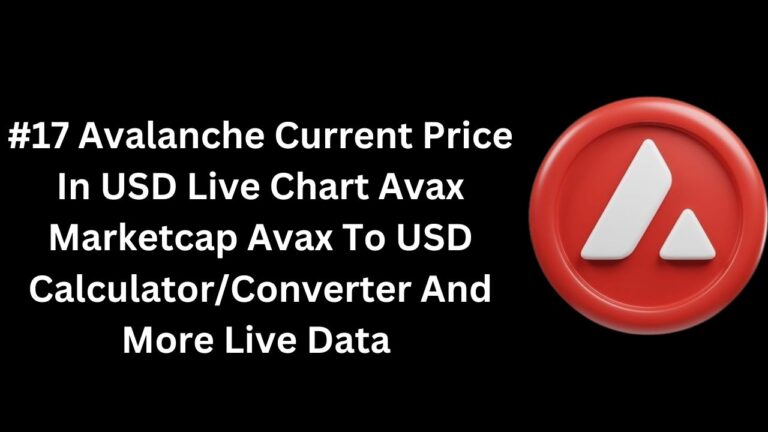 #17 Avalanche Current Price In USD Live Chart Avax Marketcap Avax To USD CalculatorConverter And More Live Data