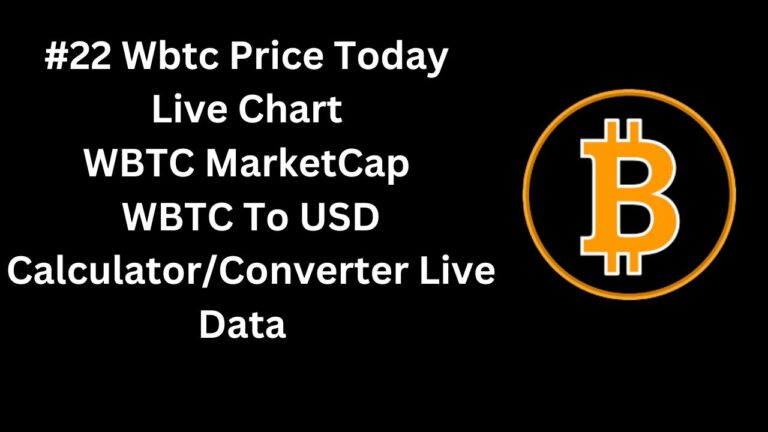 #22 Wbtc Price Today Live Chart WBTC MarketCap WBTC To USD CalculatorConverter Live Data