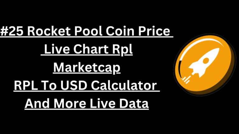 #25 Rocket Pool Coin Price , Live Chart Rpl, Marketcap, RPL To USD Calculator And More Live Data