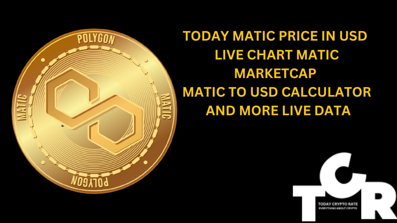 Today POLYGON Price in USD LIVE CHART MATIC MARKETCAP MATIC TO USD CALCULATOR AND MORE LIVE DATA