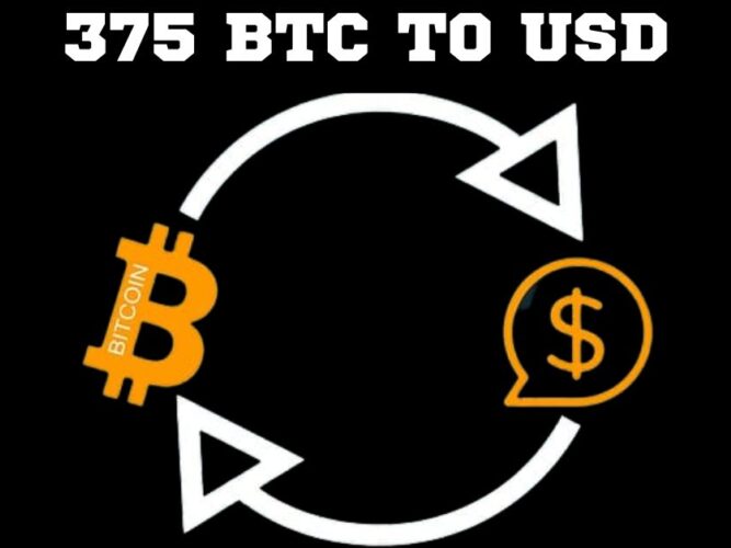 375 BTC To USD